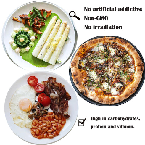VIGOROUS MOUNTAINS Dried Assorted Mushrooms Granules - Culinary Mushrooms Including Shiitakes, Champignon, Porcini,