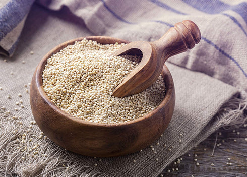 4 Food to Live Organic White Quinoa, Pounds Whole Grain, Non-GMO, Kosher, Raw, Vegan, Sirtfood, Bulk