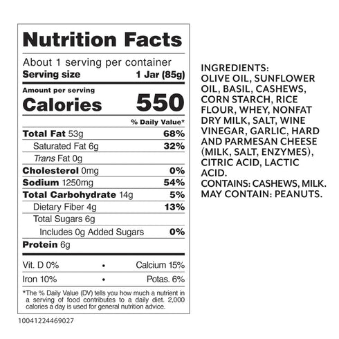 3-Ounce (Pack 2) Roland Foods Basil Pesto with Olive Oil, Specialty Imported Food, Bottle