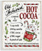 Stupell Industries 'Old Fashioned Hot Cocoa Recipe', Framed Giclee Art, White, 16