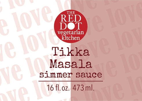 The Red Dot Vegetarian Kitchen Simmer Tikka Masala Sauce