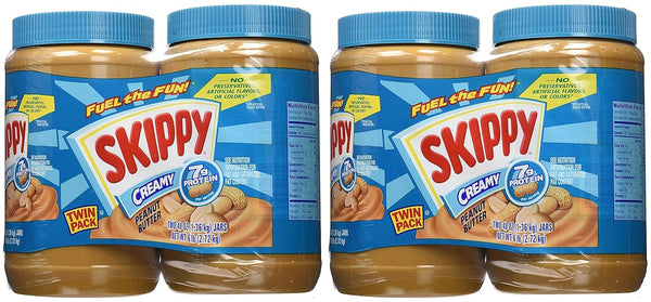 Skippy Creamy Peanut Butter - Creamy 48 oz. (Pack of 2) Pack of 2