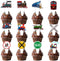 Uwaikin Dessert Cupcake Topper Cheer to Transportation Train Railroad Crossing Theme Decor Supplies