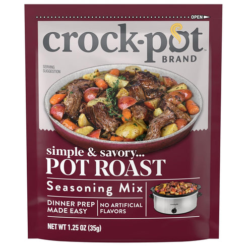 Crock-Pot Pot Roast Seasoning Mix, 1.25 Ounce (Pack of 12)