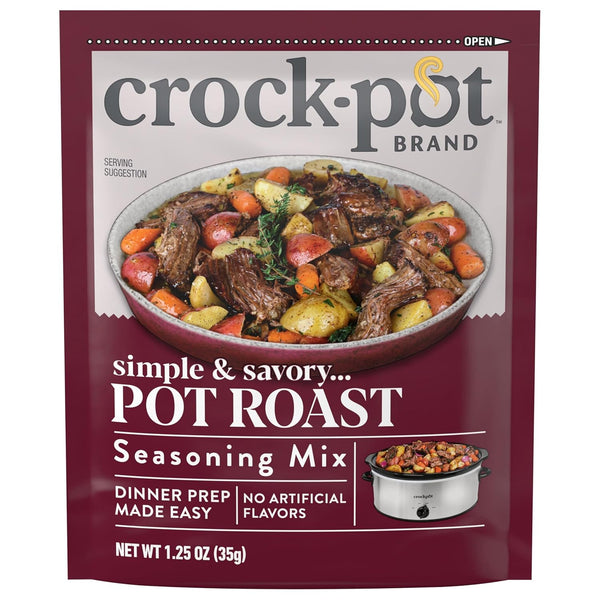 Crock-Pot Pot Roast Seasoning Mix, 1.25 Ounce (Pack of 12)