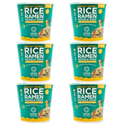 Lotus Foods Organic Garlicky Veggie Rice Ramen Noodle Soup - Ramen Noodles,