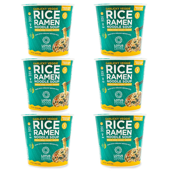 Lotus Foods Organic Garlicky Veggie Rice Ramen Noodle Soup - Ramen Noodles,
