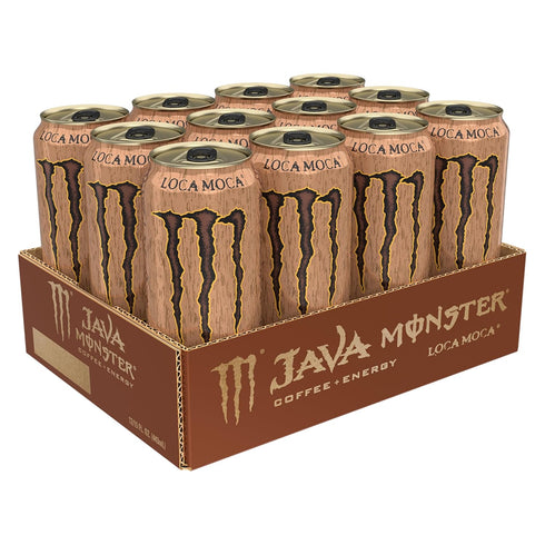 15 Pack 12 Java Monster Loca Moca, Coffee + Energy Drink, Ounce |