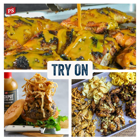 PS Seasoning Jackpot Carolina Gold Honey Mustard BBQ Bundle Sweet & Tangy Carolina-Style Sauce and Dry Rub