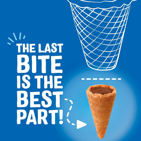 Drumstick 3.5 oz Bites Milk Chocolatey Waffle Cone Snacks, Chocolate Dessert, Pantry Snacks