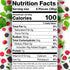 Gummy 1 Gummies Gummy Berries Candy - Pound Bulk Bag, Crunchy Red And Black Candy - Raspberry And Blackberry Berry