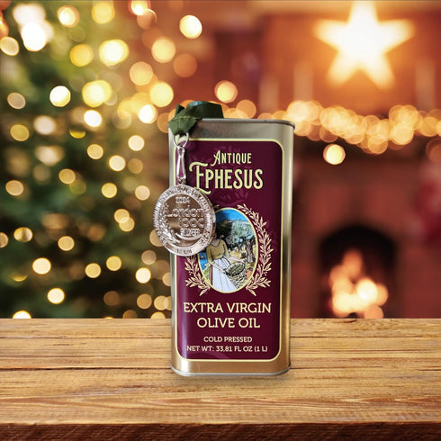 33.81 Extra Virgin Olive Oil Cold Pressed - London Award-Winning - Fluid Ounce,Antique Ephesus, Mediterranean Region