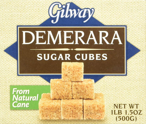 Gilway Demerara Sugar Cubes , 1.50 Ounce (Pack of 2) - SET OF