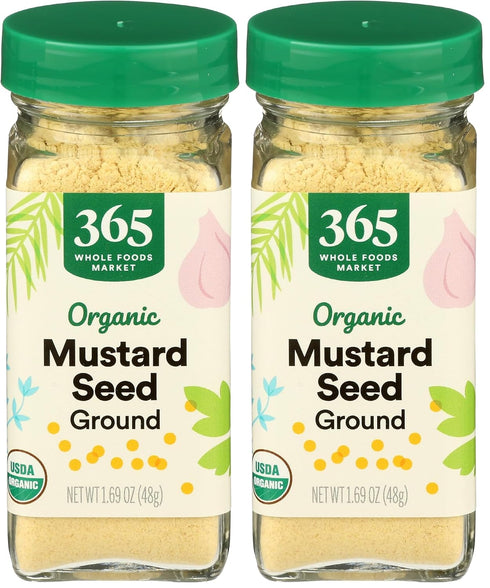 365 by Whole Foods Market, Mustard Seed Ground Organic, 1.69 Ounce (Pack