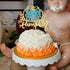 1Pc Gyufise Sweet Little Pumpkin Cake Topper Glitter Fall Theme Little Pumpkin Cake Pick Decorations for Baby Shower