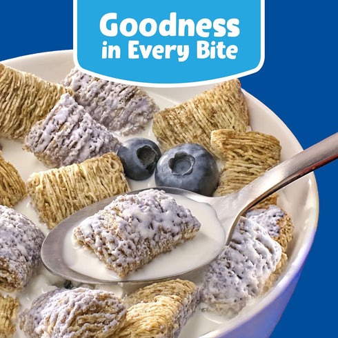 14.3oz (1 Kellogg's Frosted Mini Wheats Breakfast Cereal, Fiber Cereal, Kids Snacks, Blueberry Muffin, Box Box)