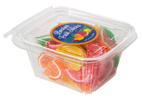 Gummy 10oz Boston Fruit Slices Mini Fruit Candies Tub
