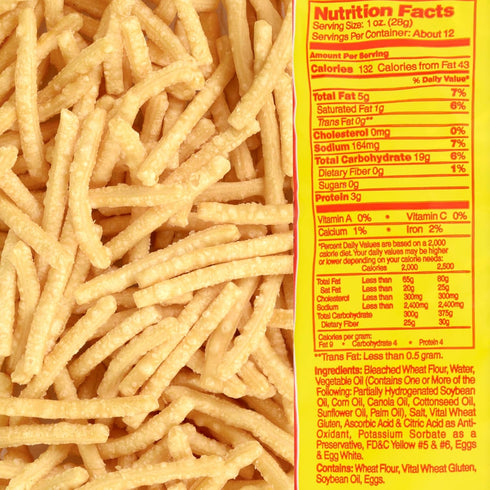 12 oz Sun Luck Chow Mein Noodles Classic Chinese-Style Egg Noodles for Stir-Fry, Chow Mein & Lo Mein; Quick-Cooking