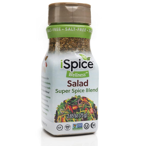 Seasoning,100% Sets 100% Pack (7 Pack) iSpice Salt Free Sodium Free Beef, Chicken, Meat Sauce, Pork, Vegetable, Salad