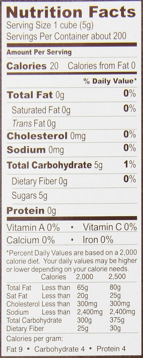 35-Ounce Roland Foods Rough Cut White Sugar Cubes, Specialty Imported Food, Box