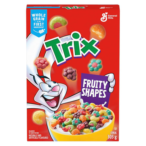 303g/10.7oz., General Mills, Trix Fruity Shapes Cereal, {Imported from Canada}