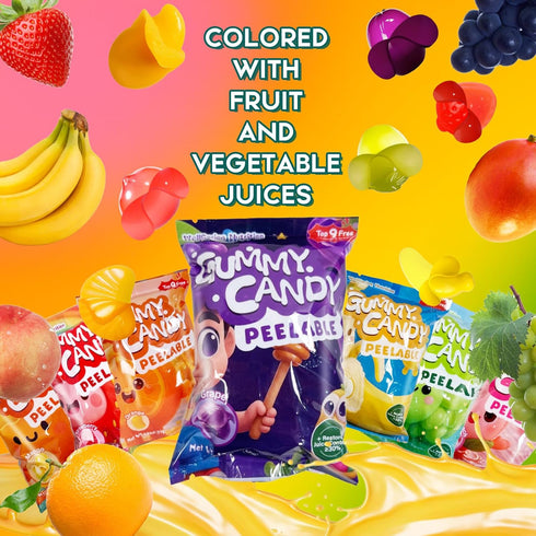 WellSpring Nutrition Gummy 7 7 Packs Gummies 350g/12.35oz Gummy (30%) Wellspring Peelable Candies Individually Wrapped