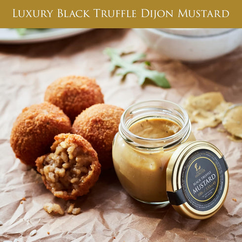 6.34 Oz TruffleHunter - Black Truffle Mustard - Dijon Mustard - Gourmet Condiments
