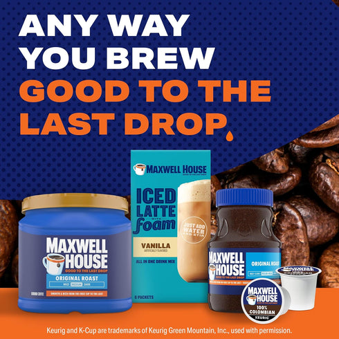 Maxwell House 27.5oz Ground Coffee, Medium Original Roast