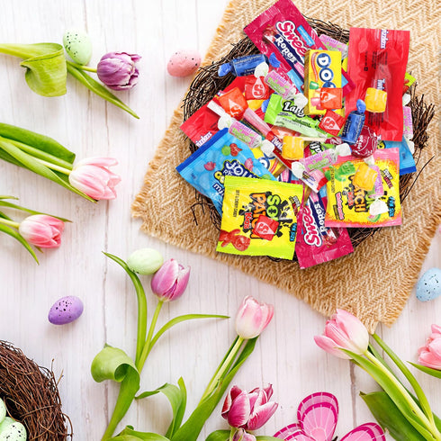 Sugaridge Pack 4 200 (64oz) Bulk Candy Variety - Pound (Approx. Pieces) Individually Wrapped Assorted Hard Candies