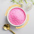 5oz Sujoygar Pink Saning Sugar Sprinkles, Edible Pink Sugar Crystals for Cocktails, Cake Sprinkles for Chocolate Ice