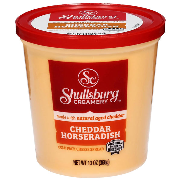 Shullsburg Creamery - Horseradish Cold Pack Cheese Spread - 13 oz.
