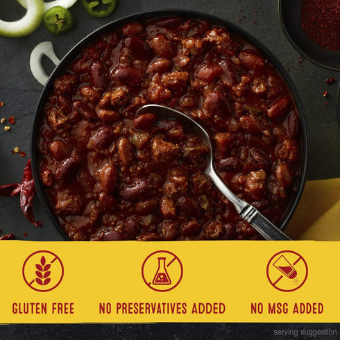 STAGG 15 Oz DYNAMITE HOT Chili with Beans, Canned Chili