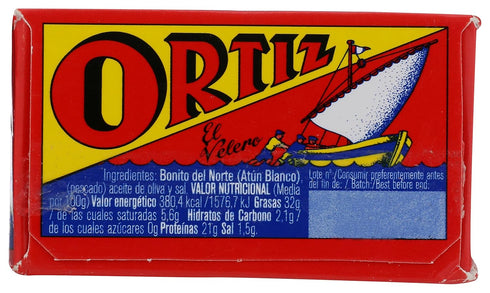 Ortiz 3.24 OZ Bonito Del Norte Tuna In Oil