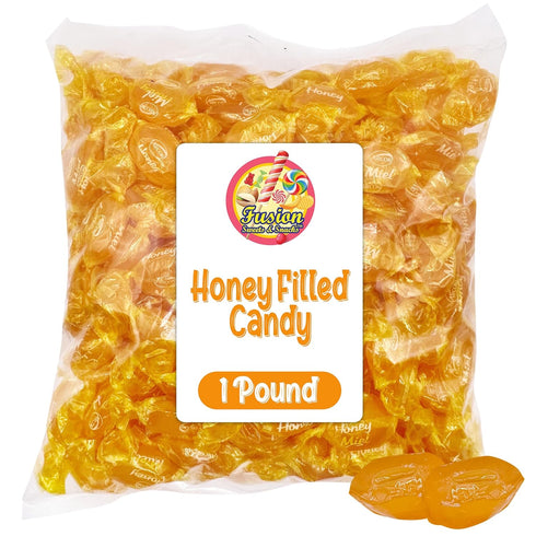 Honey Filled Hard Candy - Individually Wrapped Honey Hard Candy - 1
