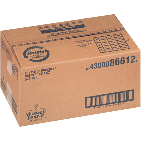 (0.7 oz Pack 42) Maxwell House Medium Roast Ground Coffee Bags