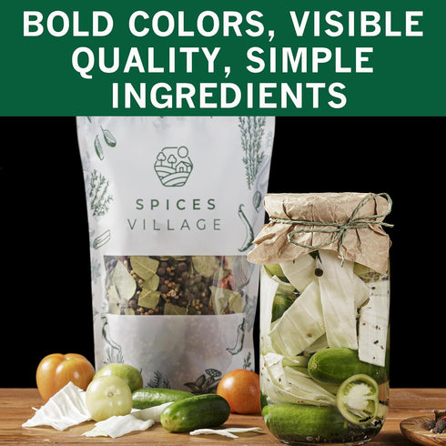 6.5oz, SPICES VILLAGE Pickling Spices for Corned Beef, Pickling Spices Mix for Pickles and Canning, Pickling Seasoning