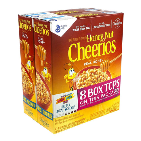General Mills Honey Nut Cheerios, 27.5 Ounces (Pack of 2}