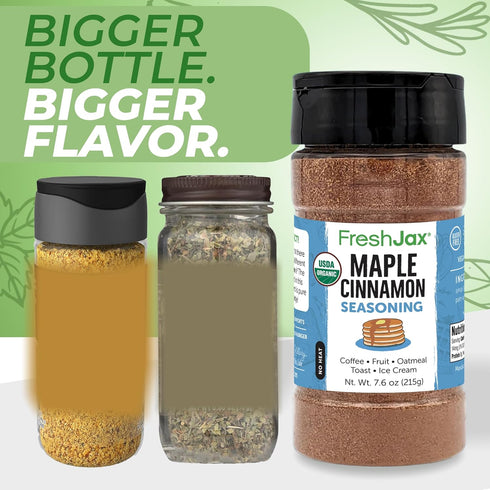 9.2 oz FreshJax Organic Spicy Habanero Lime Sea Salt Hot Chili Citrus Salt for Meats, Seafood, Veggies, Popcorn, Tacos