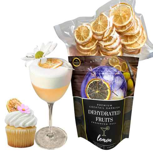 Dried Lemon Slices | 40 Slices | Preserved Peel Premium DRIED FRUITS