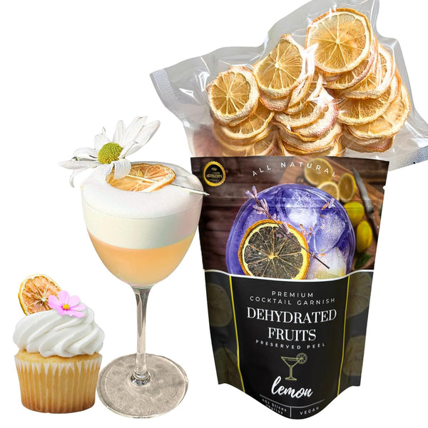 Dried Lemon Slices | 40 Slices | Preserved Peel Premium DRIED FRUITS