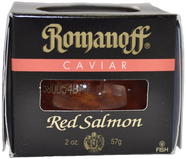 Romanoff Caviar Red Salmon, 2-Ounce Jars (Pack of 2)