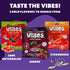 '-2g 6 Packs 18 Gummies VIBES Cherry Force Field Fruity Stars - Delicious Low Calorie Gluten-Free Bulk Fruit Snacks