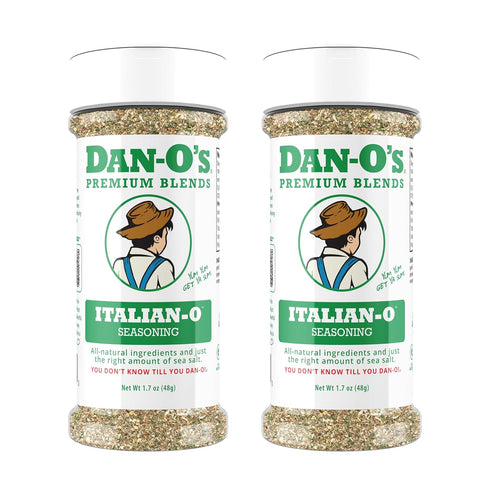 Dan-O's Italian-O Seasoning, 1.7 oz Bottle, 2 Pack, Italian Seasoning for Pasta,
