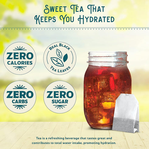 20 Pack 4 Southern Breeze Cold Brew Sweet Tea Original Iced Tea with Black Tea and Zero Carbs Zero Sugar, Individually