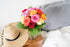 Dozen From You Flowers - One Rainbow Roses with Glass Vase | Fresh Flower Bouquets for Mother's Day, Birthday
