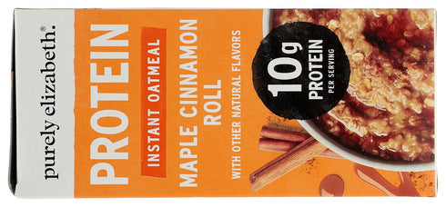 7.6 Purely Elizabeth Maple Cinnamon Roll Instant Protein Oatmeal, Ounce