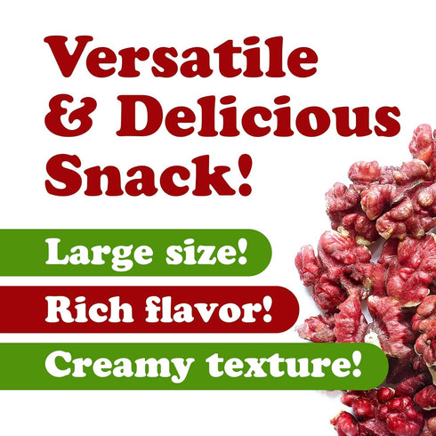 8 Food to Live - California Livermore Red Walnuts, Ounces Raw, No Shell, Kosher, Unsalted, Natural, Sirtfood, Bulk