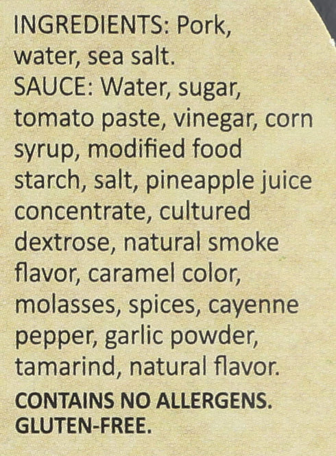 14 Niman Ranch, Pork Pulled Cooked Barbecue Sauce, Ounce