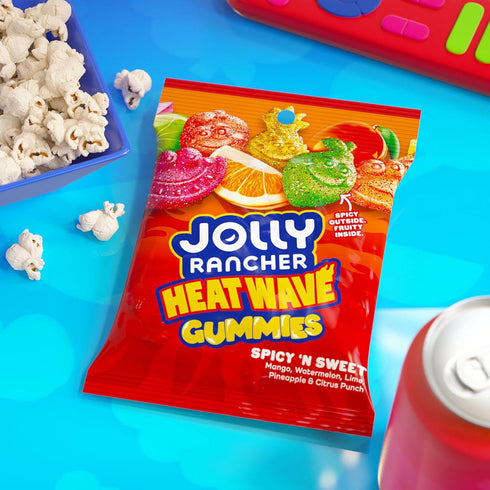 Gummies 6 oz JOLLY RANCHER Heat Wave Spicy n Sweet Assorted Fruit Flavored Candy Bag