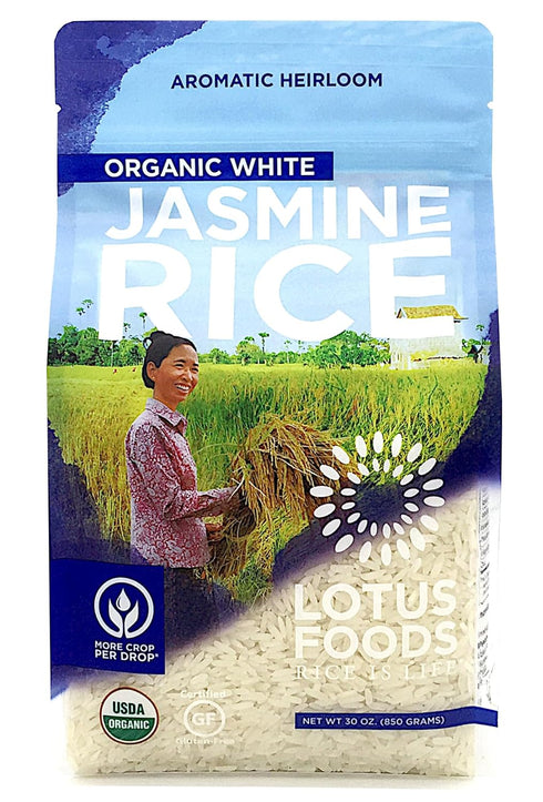 30 OZ LOTUS FOODS Organic White Jasmine Rice